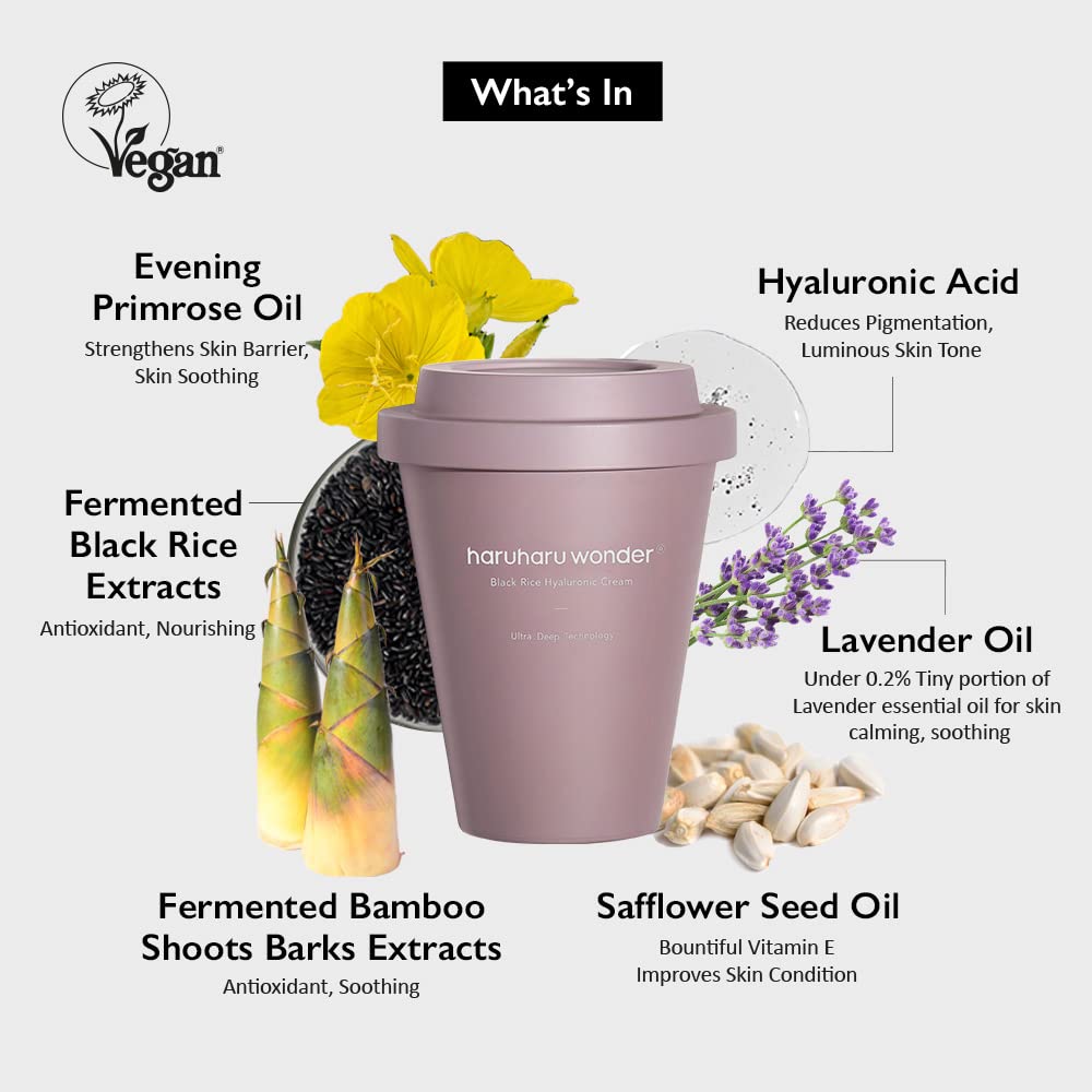 Haruharu Wonder, Black Rice Hyaluronic Cream 90ml