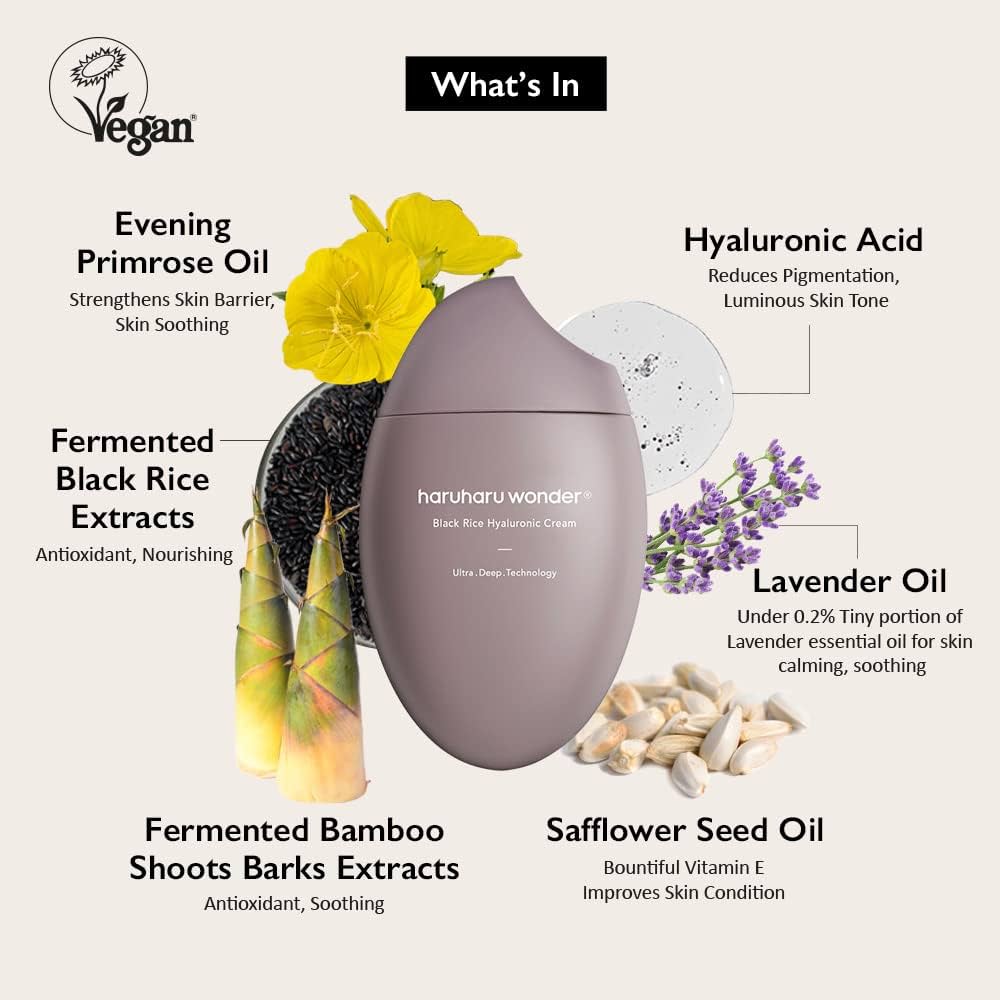 Haruharu Wonder, Black Rice Hyaluronic Cream 50ml