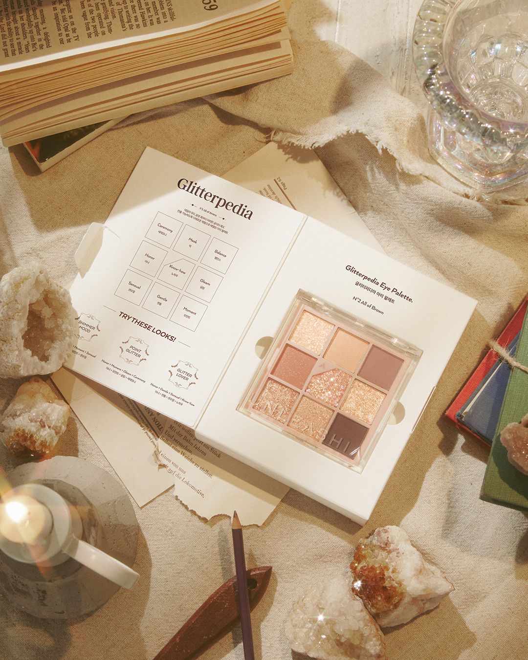 UNLEASHIA, Glitterpedia Eye Palette 7-Types