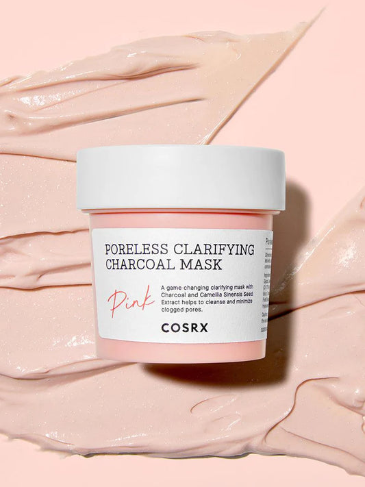 COSRX, Poreless Clarifying Charcoal Mask Pink
