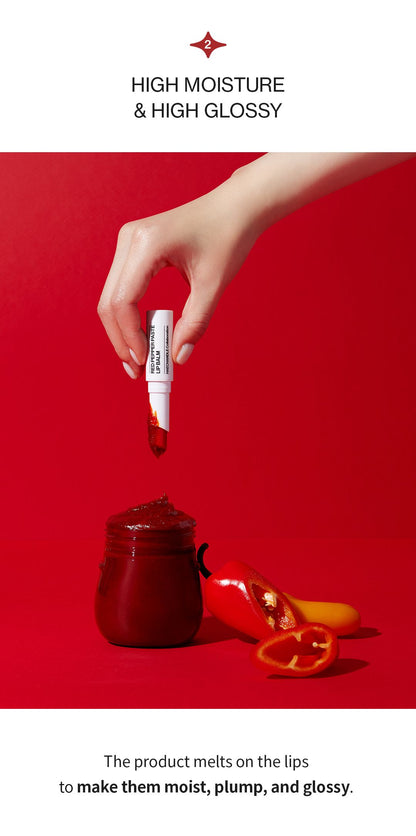 UNLEASHIA, Red Pepper Lip Balm 3 Types